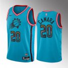Men's Phoenix Suns #20 Toumani Camara Blue 2023 Draft City Edition Stitched Basketball Jersey