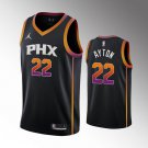 Men's Phoenix Suns #22 Deandre Ayton Balck Stitched Jersey