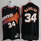 Men's Phoenix Suns Charles Barkley Black Throwback Basketball Jersey Embroidered
