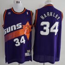 Men's Phoenix Suns Charles Barkley Purple Throwback Basketball Jersey Embroidered