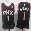 Men's Phoenix Suns Devin Booker Black Basketball Jersey Embroidered