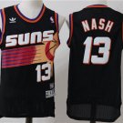 Men's Phoenix Suns Steve Nash Black Throwback Basketball Jersey Embroidered