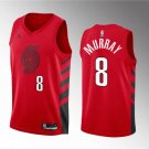 Men's Portland Trail Blazers #8 Kris Murray 2023 Draft Red Statement Edition Stitched Jersey