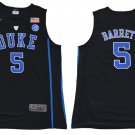 Men's RJ Barrett Duke Blue Devils Black College Basketball Jersey Stitched