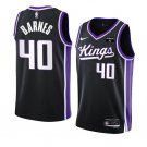 Men's Sacramento Kings #40 Harrison Barnes Black 202324 Icon Edition Swingman Stitched Jersey