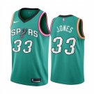 Men's San Antonio Spurs #33 Tre Jones 202223 Teal City Edition Stitched Jersey