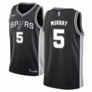 Mens San Antonio Spurs 5 Dejounte Murray Swingman Black Jersey Association Edition