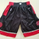 Men's Toronto Raptors Black Basketball Shorts Embroidered