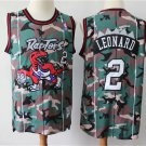 Men's Toronto Raptors Kawhi Leonard Camo Throwback Basketball Jersey
