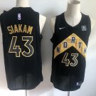 Men's Toronto Raptors Pascal Siakam Black City Edition Basketball Jersey Embroidered