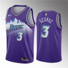 Men's Utah Jazz #3 Keyonte George Purple 2023 Draft Classic Edition Stitched Jersey