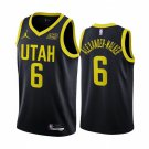 Men's Utah Jazz #6 Nickeil Alexander-Walker 202223 Black Statement Edition Stitched Jersey