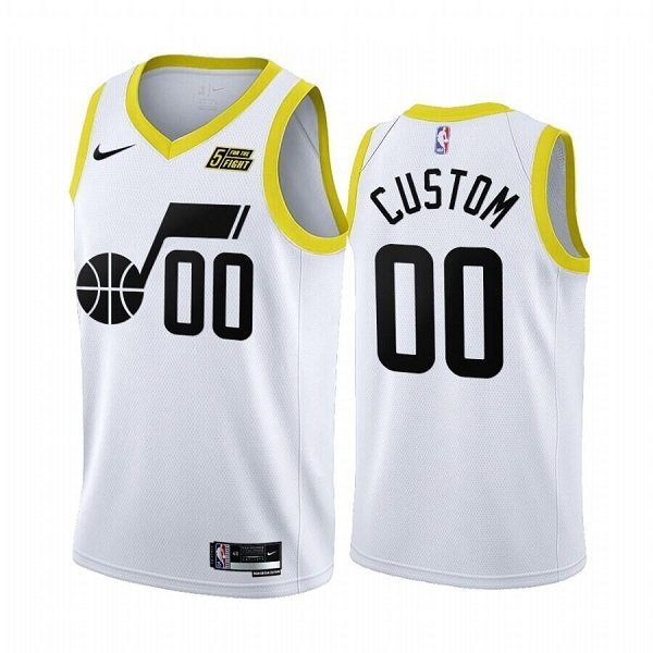 Men's Utah Jazz Active Player Custom 202223 White Association Edition Stitched Basketball Jersey