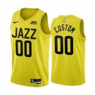 Men's Utah Jazz Active Player Custom 202223 Yellow Icon Edition Stitched Basketball Jersey
