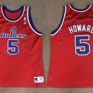 Men's Washington Wizards #5 Juwan Howard Red Stitched Jersey