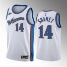 Men's Washington Wizards #14 Landry Shamet White Classic Edition Stitched Basketball Jersey