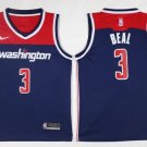 Men's Washington Wizards Bradley Beal Navy Basketball Jersey Embroidered