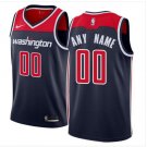 Men's Wizards Personalized Custom Navy Blue Statement Edition jersey