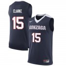 Men's Youth Brandon Clarke Gonzaga Bulldogs Navy College Basketball Jersey Stitched