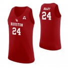 Men's Youth Breaon Brady Houston Cougars Red College Basketball Jersey Stitched