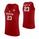 Men's Youth Cedrick Alley Jr Houston Cougars Red College Basketball Jersey Stitched