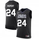 Men's Youth Corey Kispert Gonzaga Bulldogs Black College Basketball Jersey Stitched