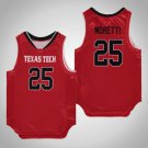 Men's Youth Davide Moretti Texas Tech Red Raiders Red College Basketball Jersey Stitched