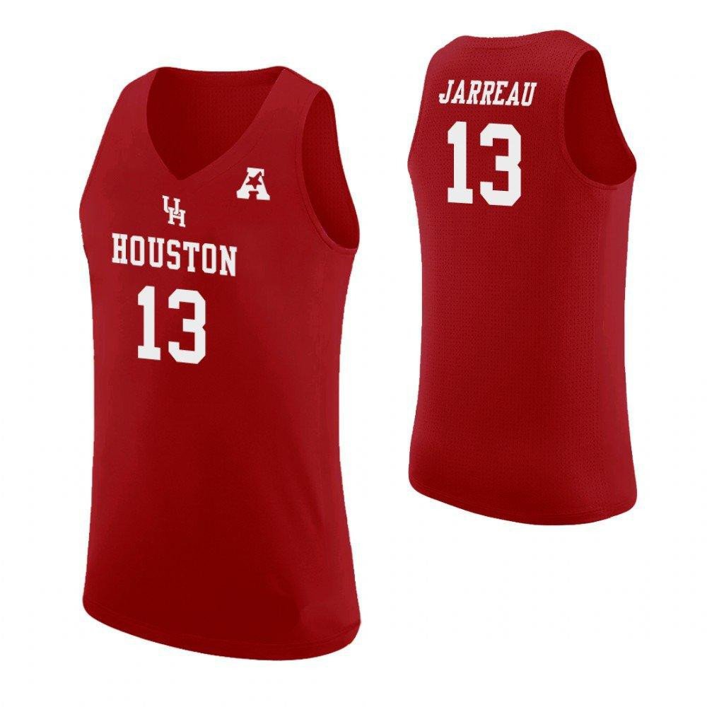 Men's Youth Dejon Jarreau Houston Cougars Red College Basketball Jersey Stitched