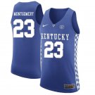 Men's Youth EJ Montgomery Kentucky Wildcats Blue College Basketball Jersey Stitched