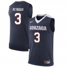 Men's Youth Filip Petrusev Gonzaga Bulldogs Navy College Basketball Jersey Stitched