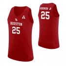Men's Youth Galen Robinson Jr Houston Cougars Red College Basketball Jersey Stitched