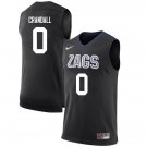 Men's Youth Geno Crandall Gonzaga Bulldogs Black College Basketball Jersey Stitched