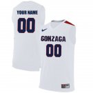 Men's Youth Gonzaga Bulldogs Custom White College Basketball Jersey Stitched