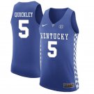 Men's Youth Immanuel Quickley Kentucky Wildcats Blue College Basketball Jersey Stitched