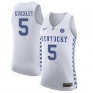 Men's Youth Immanuel Quickley Kentucky Wildcats White College Basketball Jersey Stitched