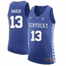 Men's Youth Jemarl Baker Kentucky Wildcats Blue College Basketball Jersey Stitched