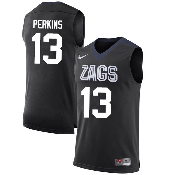 Men's Youth Josh Perkins Gonzaga Bulldogs Black College Basketball Jersey Stitched