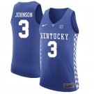 Men's Youth Keldon Johnson Kentucky Wildcats Blue College Basketball Jersey Stitched