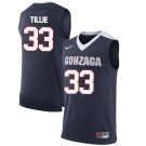 Men's Youth Killian Tillie Gonzaga Bulldogs Navy College Basketball Jersey Stitched