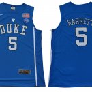 Men's Youth RJ Barrett Duke Blue Devils Blue College Basketball Jersey Stitched