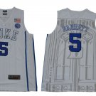 Men's Youth RJ Barrett Duke Blue Devils White College Basketball Jersey Stitched