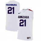 Men's Youth Rui Hachimura Gonzaga Bulldogs White College Basketball Jersey Stitched