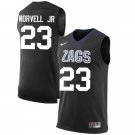 Men's Youth Zach Norvell Jr. Gonzaga Bulldogs Black College Basketball Jersey Stitched