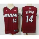 Miami Heat #14 Tyler Herro Red 2020 Brand Jordan Swingman Stitched Jersey