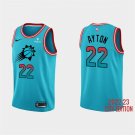 Phoenix Suns #22 Deandre Ayton 2022-23 Blue City Edition Stitched Jersey