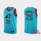 Phoenix Suns #25 Mikal Bridges 2022-23 Blue City Edition Stitched Jersey