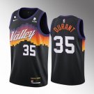 Phoenix Suns #35 Kevin Durant Balck With NO.6 Patch 202122 City Edition Stitched Basketball Jersey