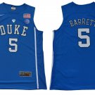Men's Youth RJ Barrett Duke Blue Devils Blue College Basketball Jersey Stitched
