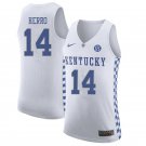 Men's Youth Tyler Herro Kentucky Wildcats White College Basketball Jersey Stitched