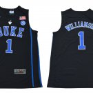 Men's Youth Zion Williamson Duke Blue Devils Black College Basketball Jersey Stitched